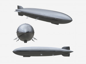 Airship Gindenburg 3D Model