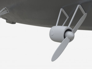 Airship Gindenburg Modèle 3D