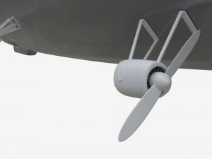 Airship Gindenburg 3D Model