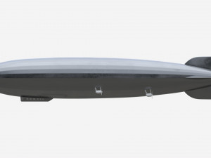 Airship Gindenburg Modèle 3D