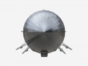 Airship Gindenburg Modèle 3D