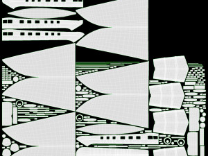 Airship Gindenburg Modèle 3D