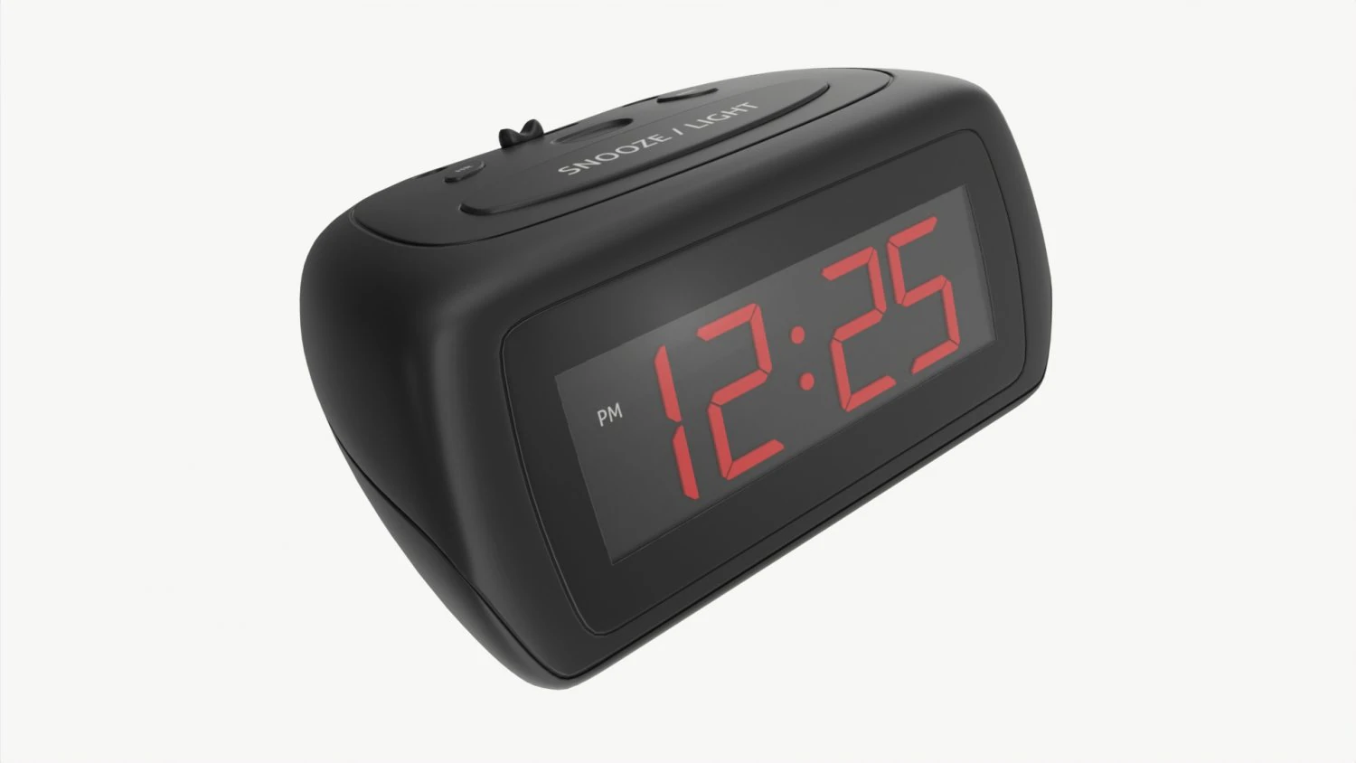 Alarm Clock 01 Modern 3D Model .c4d .max .obj .3ds .fbx .stl .blend 