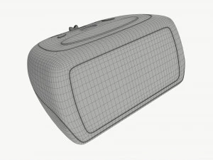 Alarm Clock 01 Modern 3D Model