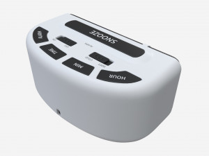 Alarm Clock 02 Modern 3D Model