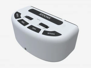 Alarm Clock 02 Modern 3D Model