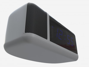 Alarm Clock 02 Modern 3D Model
