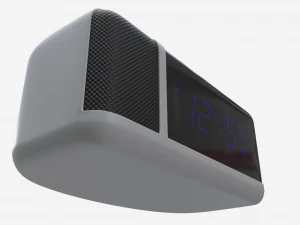 Alarm Clock 02 Modern 3D Model