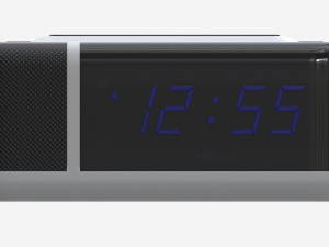 Alarm Clock 02 Modern 3D Model