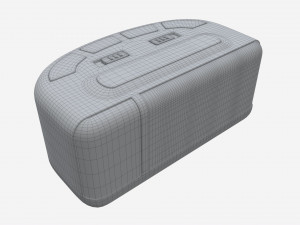 Alarm Clock 02 Modern 3D Model