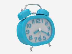 Alarm Clock 06 Classic 3D Model