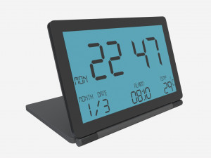 Alarm Clock 07 Modern 3D Model