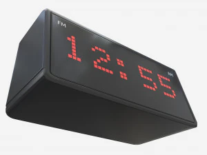 Alarm Clock 08 Modern 3D Model