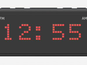 Alarm Clock 08 Modern Modelo 3D