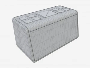 Alarm Clock 08 Modern 3D Model