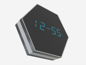 Alarm Clock 09 Modern 3D Model