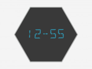 Alarm Clock 09 Modern 3D Model