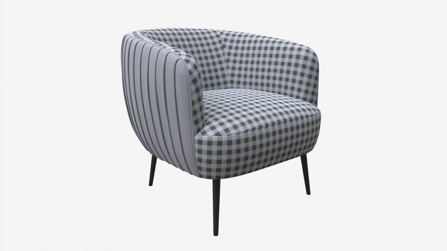 Armchair Accent 3D Model .c4d .max .obj .3ds .fbx .stl .blend 