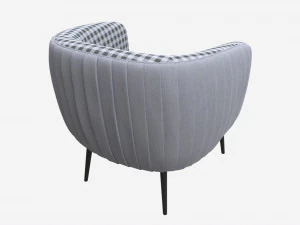 Armchair Accent 3D Model