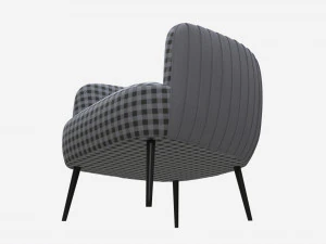 Armchair Accent 3D Model