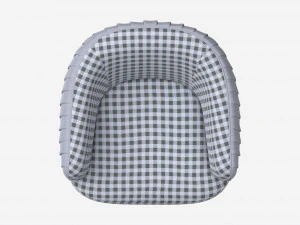 Armchair Accent 3D Model