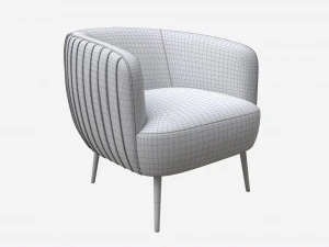 Armchair Accent 3D Model