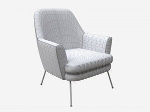Armchair Chisa 3D Model