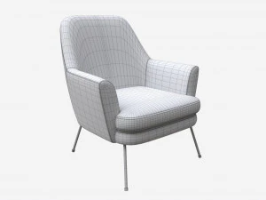 Armchair Chisa 3D Model