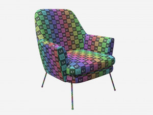 Armchair Chisa 3D Model