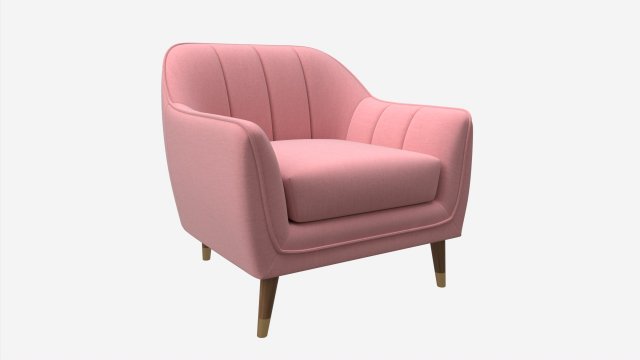 Armchair Joanna 3Dモデル .c4d .max .obj .3ds .fbx .stl .blend 