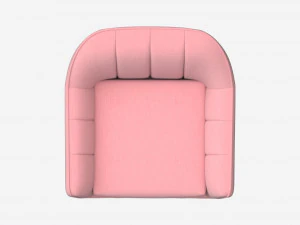 Armchair Joanna 3D Model