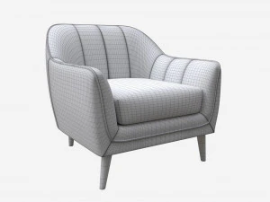 Armchair Joanna 3D Model