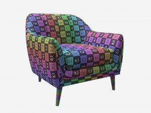 Armchair Joanna 3Dモデル