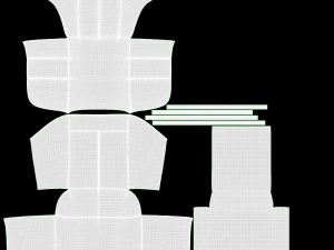 Armchair Joanna 3D Model