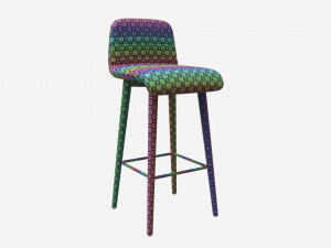 Bar Stool Arosa 3D Model