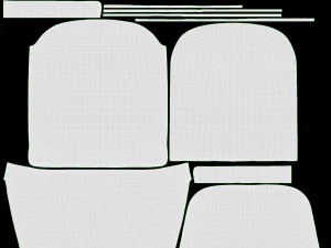 Барний стілець Avanja 3D Модель