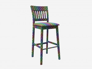 Bar Stool Laura Modèle 3D