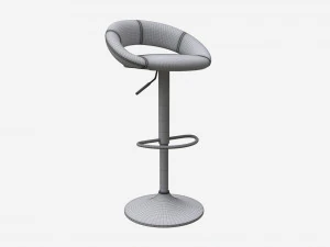 Bar Stool Plump 3D Model