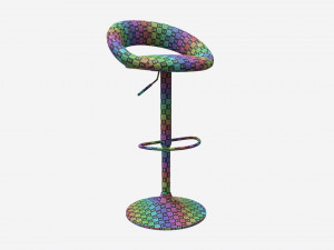 Bar Stool Plump Modelo 3D