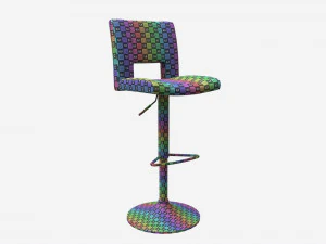 Bar Stool Sylvia 3D Model