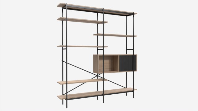 Book case Angus Modello 3D .c4d .max .obj .3ds .fbx .stl .blend 