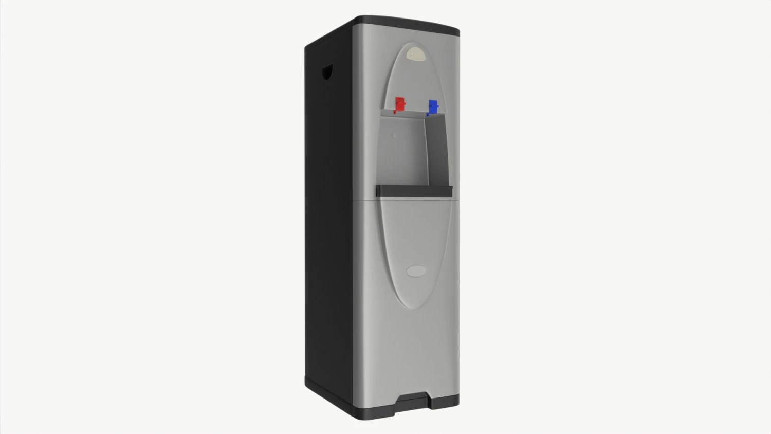 Bottom Load Water Dispenser 02 3D Model .c4d .max .obj .3ds .fbx .stl .blend