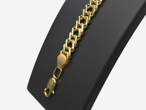 Bracelet Curved Leather Display Holder Stand 3D 模型