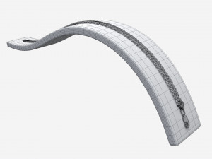 Bracelet Curved Leather Display Holder Stand 3D 模型