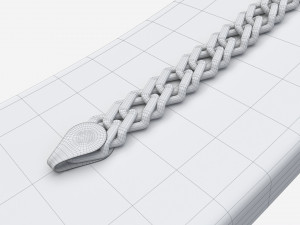 Bracelet Curved Leather Display Holder Stand 3D 模型
