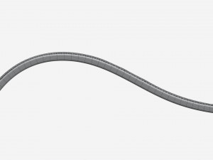 Bracelet Curved Leather Display Holder Stand 3D 模型