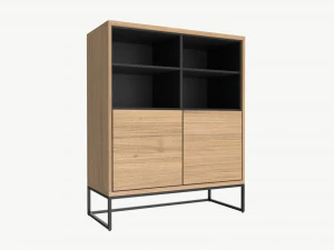 棚付きキャビネット01 3Dモデル