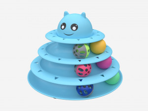 Cat Toy Roller Turntable 3D Model
