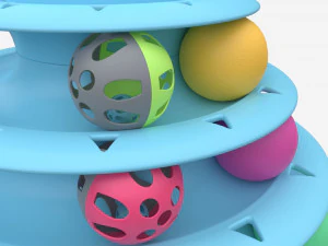 Cat Toy Roller Turntable 3D Model