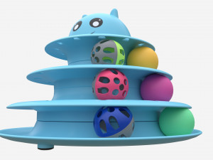 Cat Toy Roller Turntable Model 3D